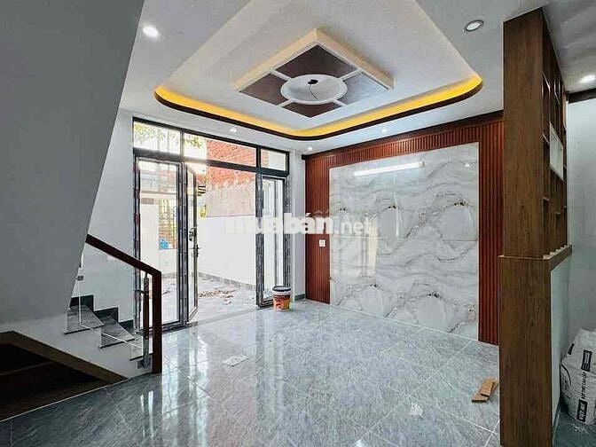 bán nhà trệt lầu sát chợ , bến cát , bình dương chỉ 1.820tr shr thổ cu