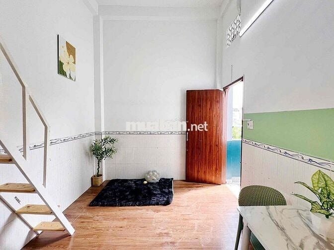 Phòng gác lửng full tiện nghi – bếp riêng, máy lạnh, vào ở ngay