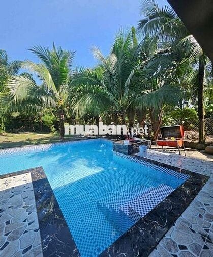 cho thuê resort full nội thất 850m2 có 2pn 2wc phước thạnh,củ chi