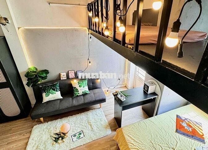 🏡Cho thuê Duplex Q10 full nt, có ban công, 2 chỗ ngủ ở được 2-4 người