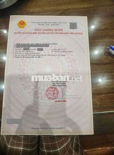 Đất gần chợ ,phường Tân Đông Hiệp Tp Dĩ An