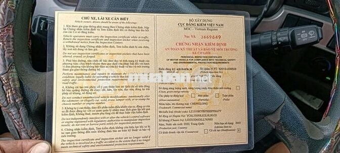 thay đổi chuyến hàng cần thanh lý xe