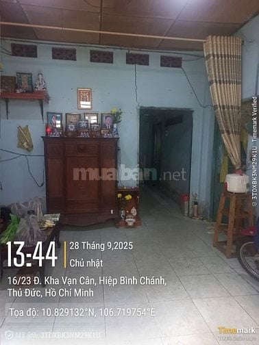 Bán nhà cấp 4 ngang 8m dài 16m,sổ hồng 7,8 tỷ gần GIGAMALL TĐ