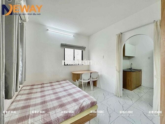 CĂN HỘ 1 PHÒNG NGỦ TÁCH BẾP FULL NỘI THẤT GẦN NGÃ TƯ BẢY HIỀN