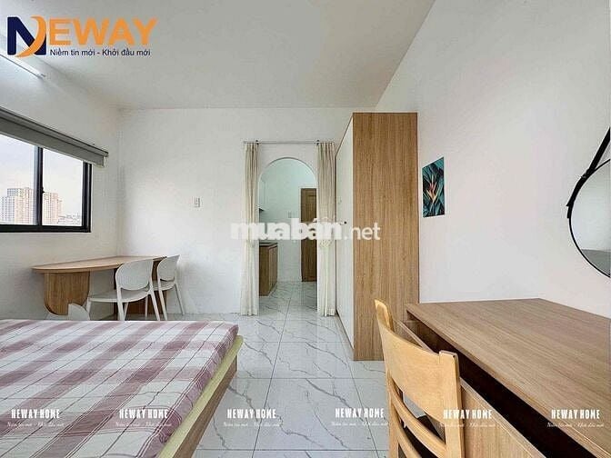 CĂN HỘ 1 PHÒNG NGỦ TÁCH BẾP FULL NỘI THẤT GẦN NGÃ TƯ BẢY HIỀN