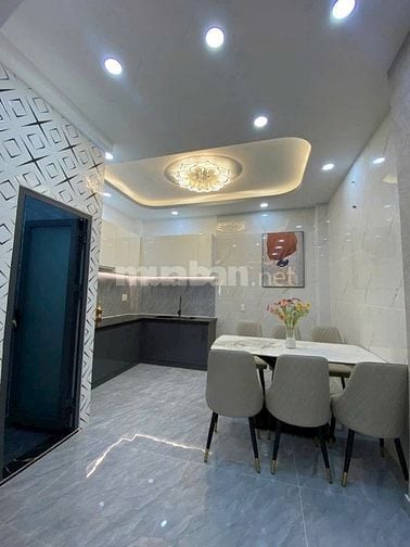 Bán căn 48.9m² Phạm Văn Hai, Tân Bình gần chợ. Xây trệt 3 lầu, hẻm 4m