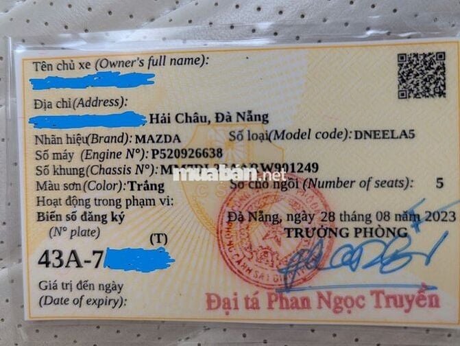 Mazda 2 Sedan 2023, trắng, bảo hành đến 08/2027