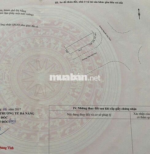 Bán đất GÓC 2MT đường 15,5m Trần Hữu Dực & Nguyễn Duy Trinh