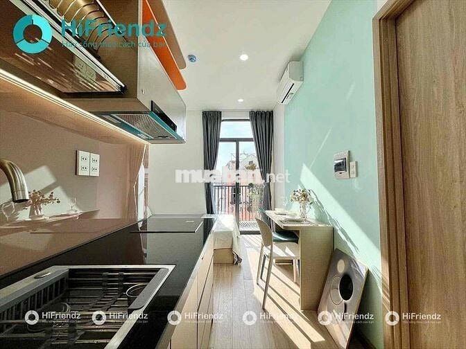 CĂN HỘ STUDIO BAN CÔNG CAO CẤP FULL NỘI THẤT GẦN EMART PHAN HUY ÍCH 🏡