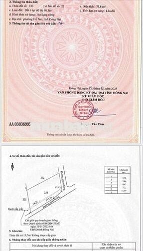 Bán Đất ngay chợ Hoà Bình Phường Tân Hoà Tp. Biên Hoà