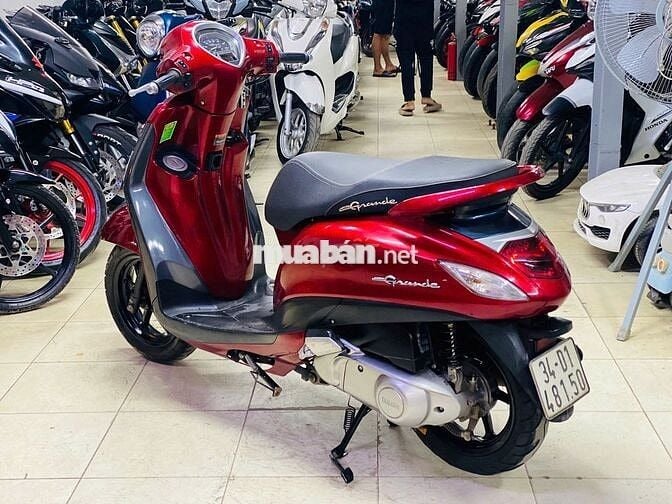 XE MÁY THỊNH PHÁT - GRANDE ĐỎ LƯỚT ZIN ĐẸP 99%