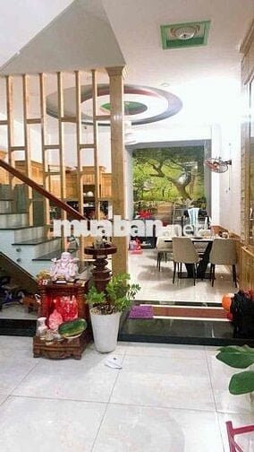 Nhà 1 trệt 3 lầu đẹp 5x20m Shr đg ô tô thông gần chợ Đầu Mối Bà Điểm