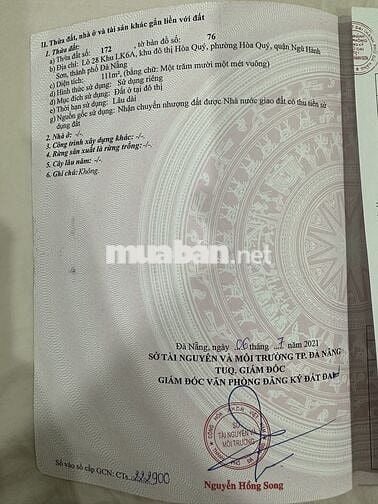 Lô đường đôi 28m Dầu Khí Hòa Quý