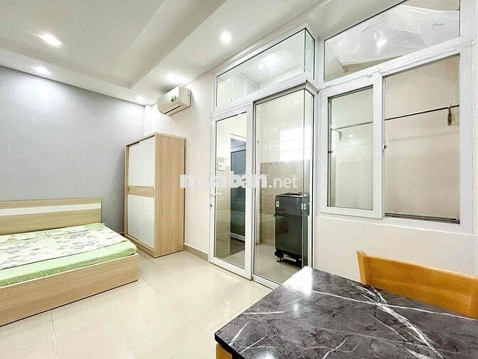 1PN ban công, máy giặt riêng, full NT, tách bếp, ngay nhà ga T3, ETown