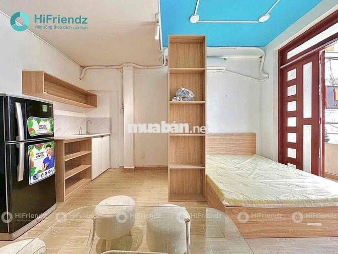 CHDV BAN CÔNG, FULL NỘI THẤT MÁY GIẶT RIÊNG GẦN CẦU CHÀ VÀ, ĐH Y DƯỢC