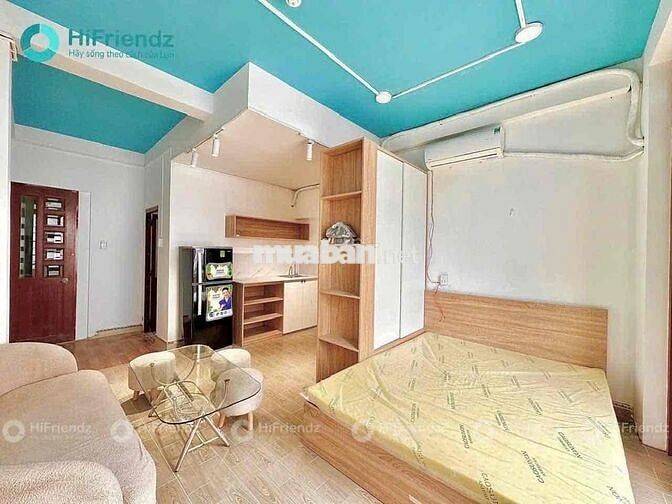 CHDV BAN CÔNG, FULL NỘI THẤT MÁY GIẶT RIÊNG GẦN CẦU CHÀ VÀ, ĐH Y DƯỢC