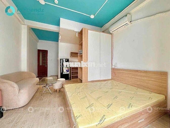 CHDV BAN CÔNG, FULL NỘI THẤT MÁY GIẶT RIÊNG GẦN CẦU CHÀ VÀ, ĐH Y DƯỢC