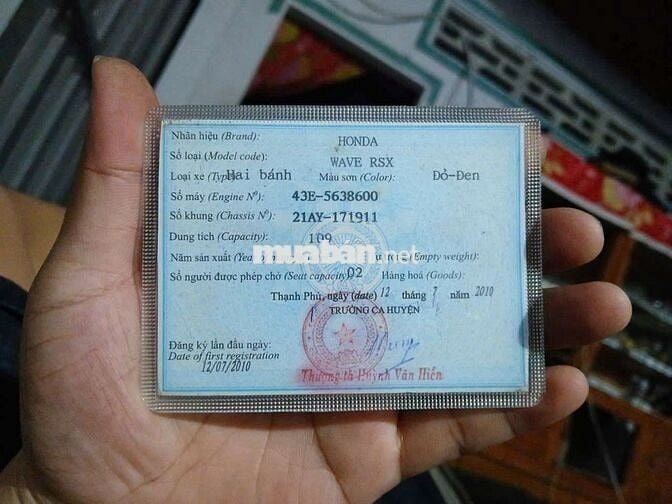 Honda Wave RSX 2010 Đỏ-Đen