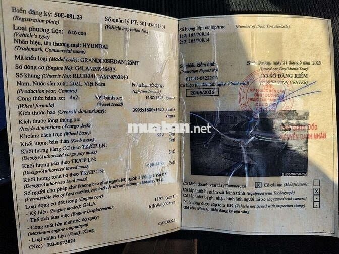 Hyundai Grand i10 Sedan 2021 1.2MT Bạc