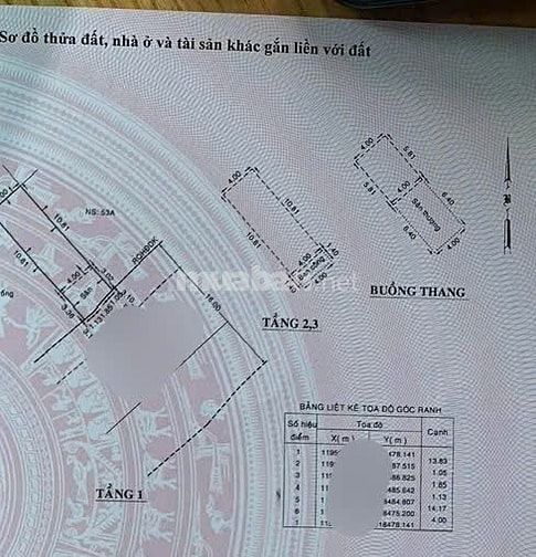 BÁN NHÀ ĐẸP , MẶT TIỀN ĐƯỜNG LỚN 16M, 3 TẦNG DT GẦN 60M (4X14) Q9.