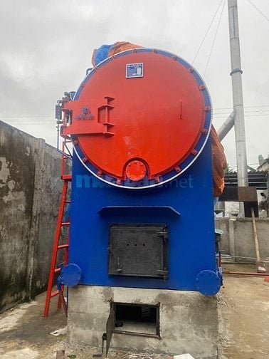 Nồi hơi đốt than củi công suất 3 tấn hơi/h. lh 0986.192989