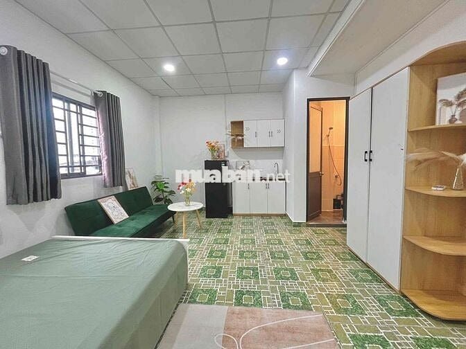 Studio siêu mới full nội thất cửa sổ lớn nằm gần vòng xoay ts cầu NVC