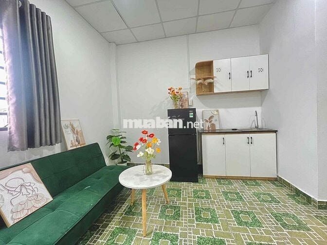 Studio siêu mới full nội thất cửa sổ lớn nằm gần vòng xoay ts cầu NVC