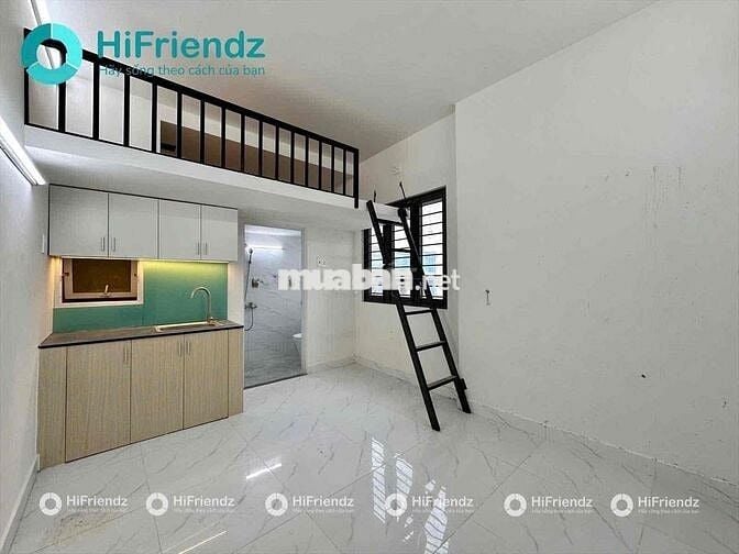 CHO THUÊ PHÒNG CHDV GÁC CAO FULL NỘI THẤT CỬA SỔ TRỜI NGAY QUANG TRUNG