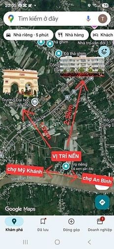 Bán đất 140 m2 thổ cư gần đại học nam Cần Thơ