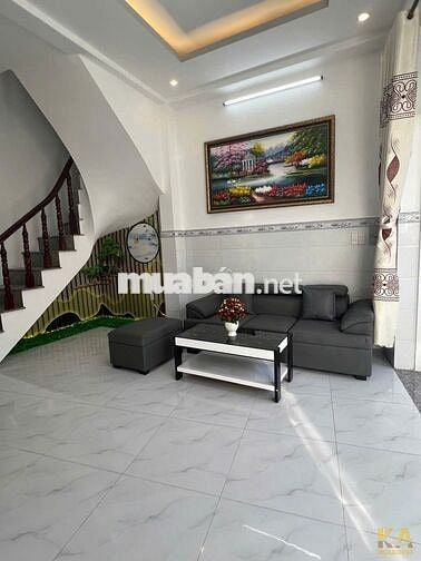 Bán Nhà Đường Ba Cu Mới Xây 1 Trệt 1 Lầu : 4T3 TL