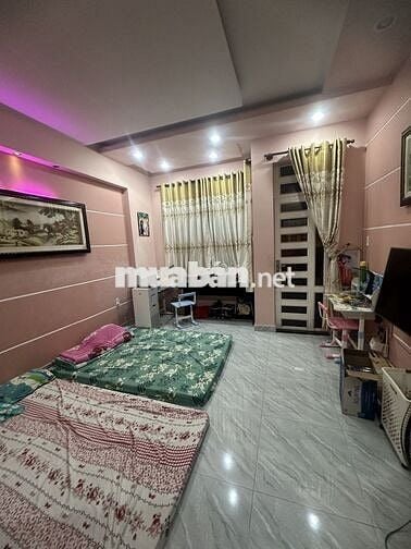 Nhà hẻm ô tô thông đường Số 12 Bình Tân,4 lầu, 4PN, 60m² nhỉnh 6 tỷ TL