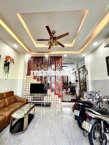 Nhà 4 tầng đẹp Bà Hom Q6 58m2 ( 5n x 11.5m) ở hoặc cho thuê