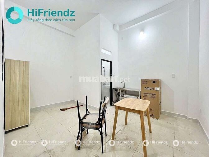 CHO THUÊ CHDV MỚI GÁC VÀ STUDIO, FULL NỘI THẤT GẦN NTTU, IUH, VLU