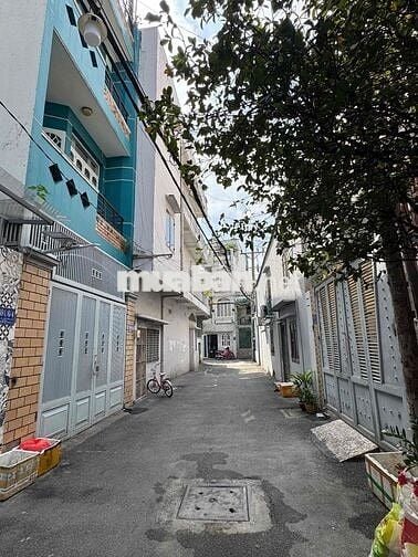 NHÀ 5 TẦNG. 125M2 NGANG 5,2M NỞ HẬU 7M. HXH SÁT MT.GẦN BV 175. 100TR/M