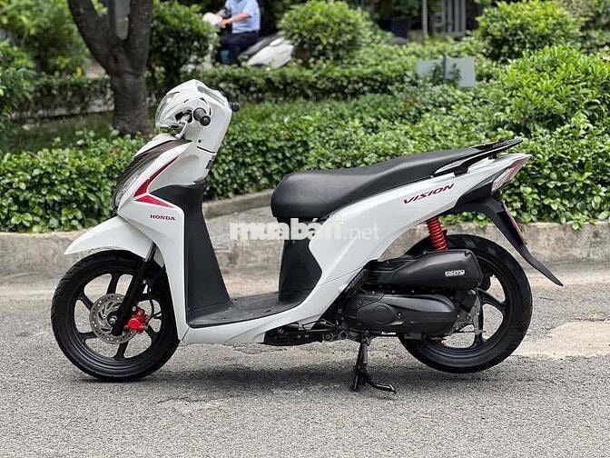 Honda Vision 2020 Smartkey Trắng đỏ