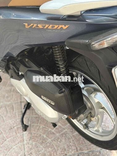 Honda Vision 2019 Smartkey Xanh bạc nâu Bstp 9 Chu