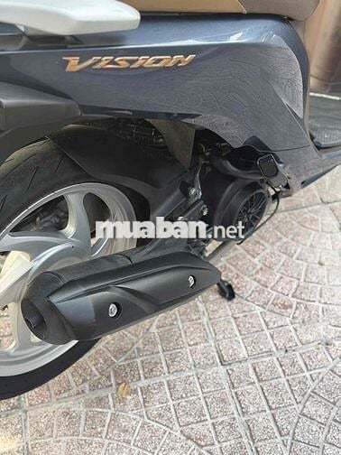 Honda Vision 2019 Smartkey Xanh bạc nâu Bstp 9 Chu