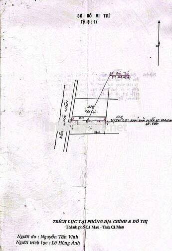 ĐẤT SỔ ĐỎ 360M2 CÓ THỔ CƯ, KÊNH CHÍN VIÊN, LÝ VĂN LÂM, CÀ MAU