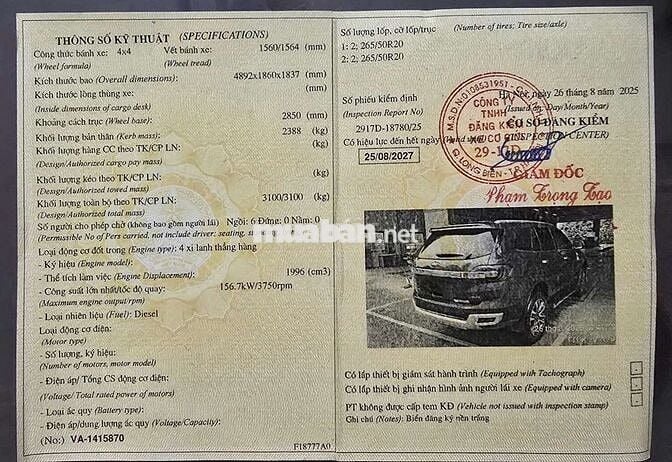 Ford Everest 2020 2.0 Bi-Turbo Titanium 4x4