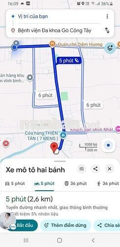 Bán đất đẹp kèm nhà Ql50, thị trấn vĩnh bình