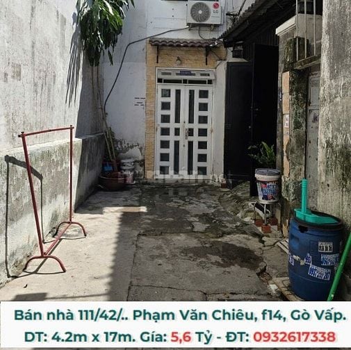 Hẽm 111/42/.. Phạm Văn Chiêu, f14, Gò Vấp