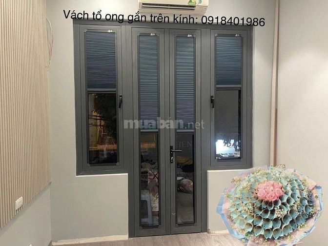 Vách rèm tổ ong tiện ích, giá siêu tốt, mẫu mã đa dạng