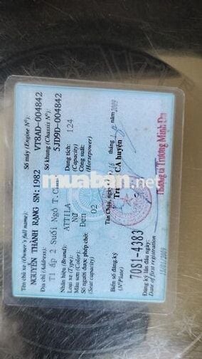 SYM Attila Elizabeth  Đen đã sử dụng