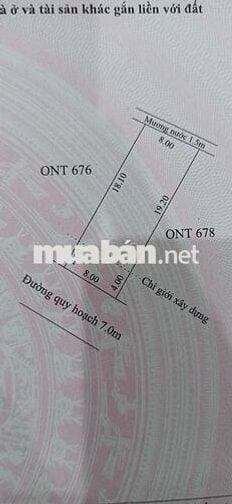 Cần bán đất tại KDC Quảng Công - gần chợ Cồn Gai