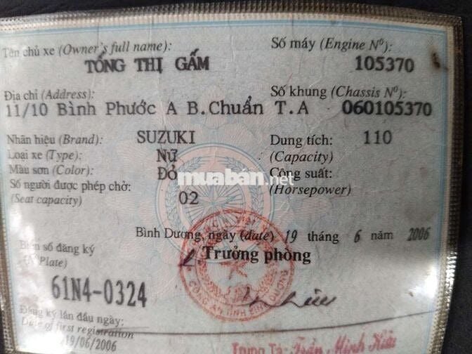 Suzuki Smash 2006 Đỏ