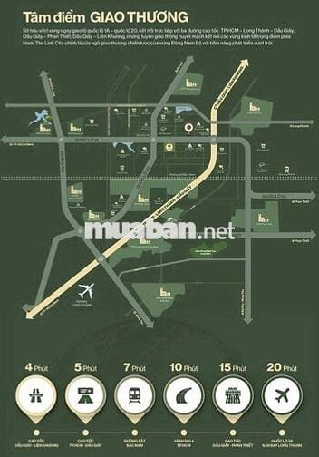 Đất nền KCN Dầu Giây- Mặt tiền QL1A, Cách sân bay Long Thành chỉ 20P