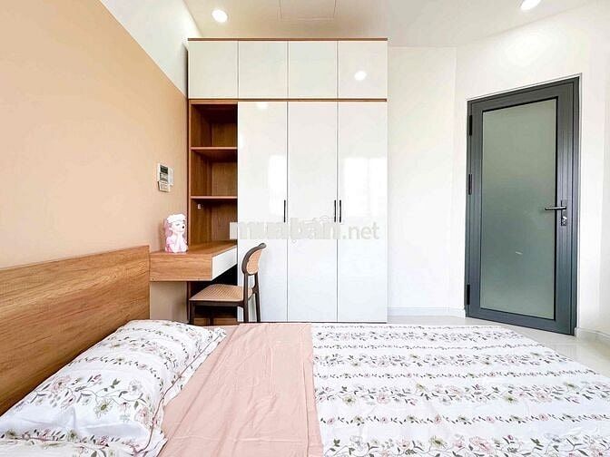 CHDV full nội thất 1pn ban công, cửa sổ máy giặt riêng ngay bờ kè HS