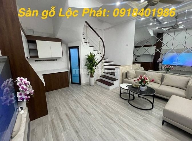 Sàn gỗ, sàn nhựa Lộc Phát bền, đẹp, giá rẻ và bảo hành dài hạn