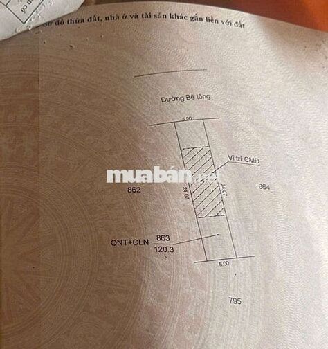 Bán đất hẻm cấp 1 dốc buôn rư đối diện Him Lam