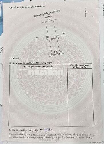 Cần bán đất đường Ngô Miễn , Phường Liên Chiểu , TP Đà Nẵng .